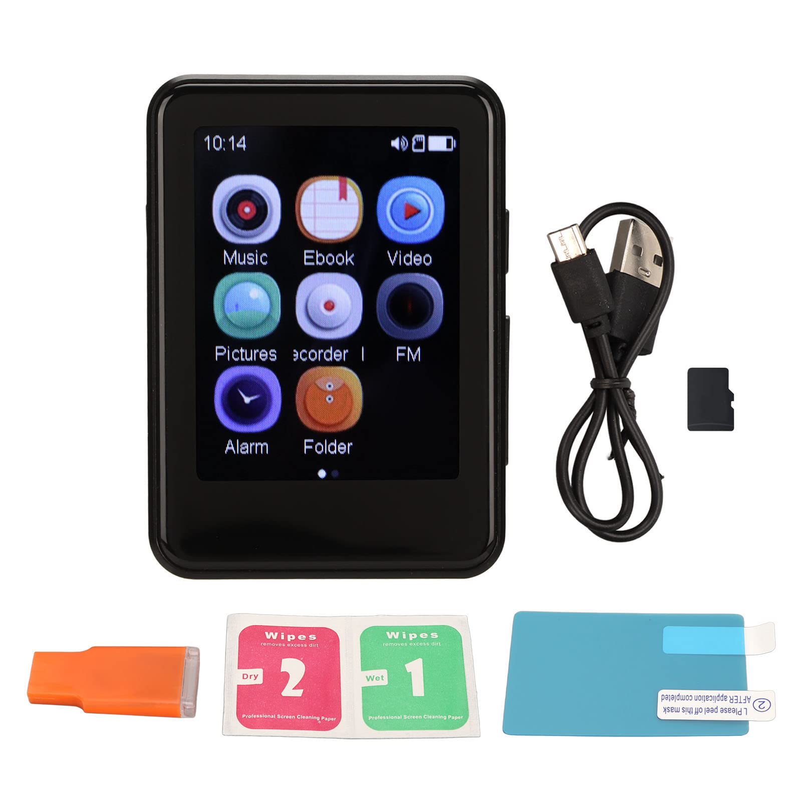 Reproductor de MP3 MP4, Reproductor de MP3 HiFi sin Pérdidas con 5.0 Reproductor de Música para Niños Reproductor de Música MP3 Reproductor de Música Portátil (32 GB)