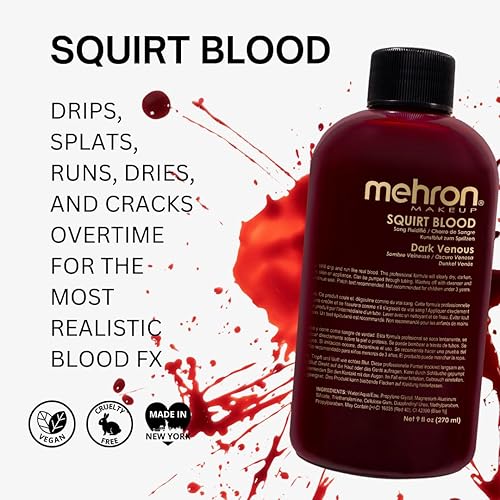 Miniatura 14 de Mehron Maquillaje Squirt Sangre Arterial brillante