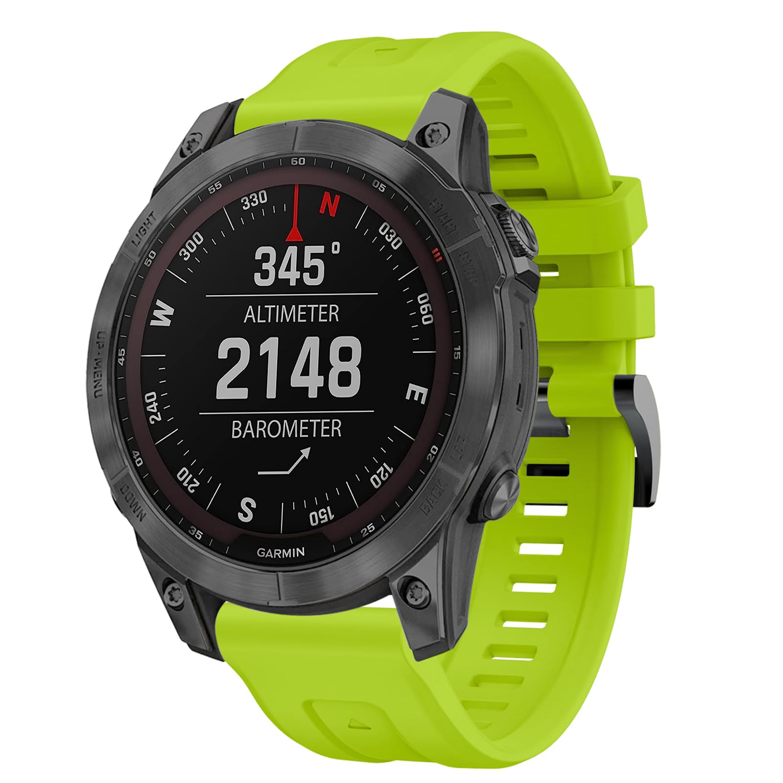 Bracelet Titane 26mm QuickFit Pour Garmin Fenix 7X / 8 51mm / 6X / 5X / 3 – Léger, Résistant, Fermoir Acier