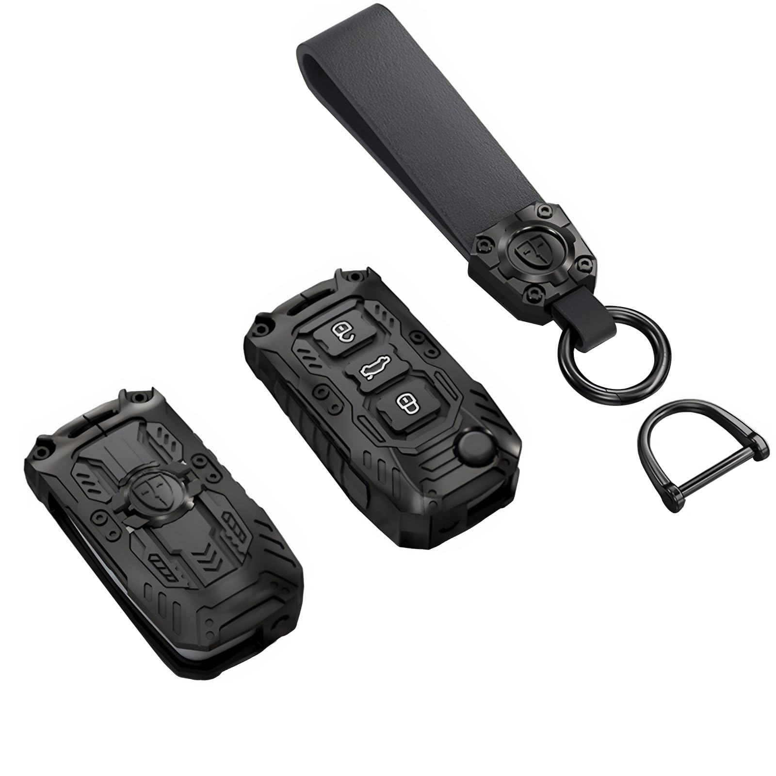 Heavy Metal Key Fob Cover Case Protector for Volkswagen, Keychain, Accessories for VW Golf GTI Jetta Passat Passat MK8 Tiguan Beetle Polo MK6