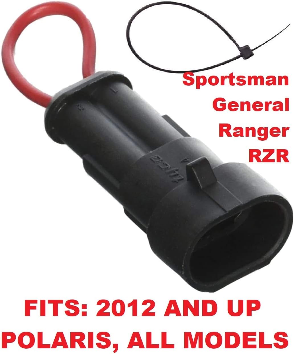 Seat Belt Bypass FOR 2012 and UP Polaris RZR, Ranger, General, Sportsman Ace 570 900 1000 Diesel XP 4 High Lifter XC RS1 Turbo Harness Override Switch Connector Plug Clip Accessories Over Ride By-Pass