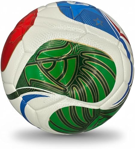 Miniatura 6 de Balón de fútbol de tamaño oficial de la Copa del Mundo 2026, talla 5, fútbol profesional para entrenamiento y partido, piel sintética duradera con