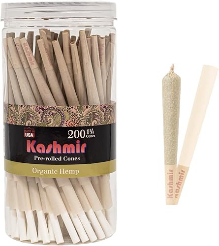 Miniatura 8 de Kashmir Cones Rolling Paper King - Papeles de liar - Conos orgánicos con puntas preenrollados conos preenrollados tamaño King 50 unidades
