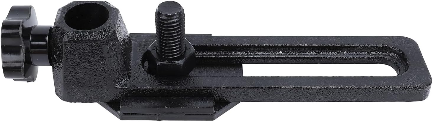 Lathe Tool Holder Base - 230 mm Length 25 mm Hole Diameter Alloy Steel Woodworking Rest Compatible with 1 Inch Post for Lathe Wood Turning Applications