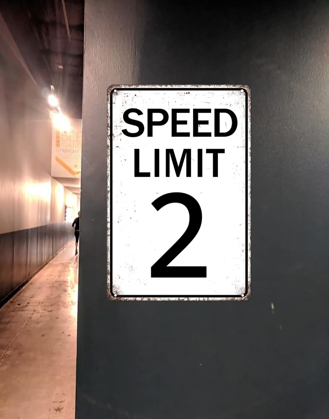 Amazon.co.jp: Speed Limit 2 警告 交通 道路 ストリート メタル
