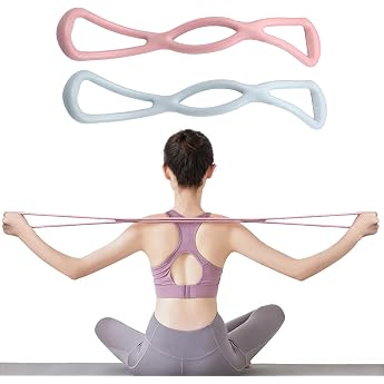 2 Arm Trainer Resistance Bands Terra Band Resistance Bands Muscle Training Extender Fitness Bands for Finess Training Gymnastics Yoga Pilates Open Back and Shoulders