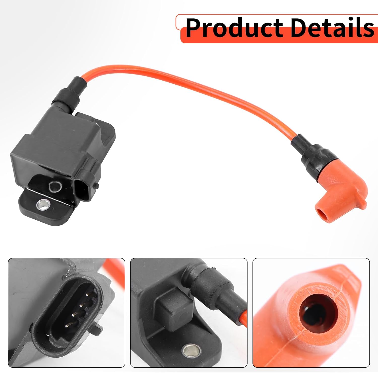 Dokili Outboard Ignition Coil CDM Module 114-7509 827509T7 827509A10 for 1996-2007 Mercury 30-300HP 1996-1999 Force 40 50 75 90 120HP Engine 4-Pin