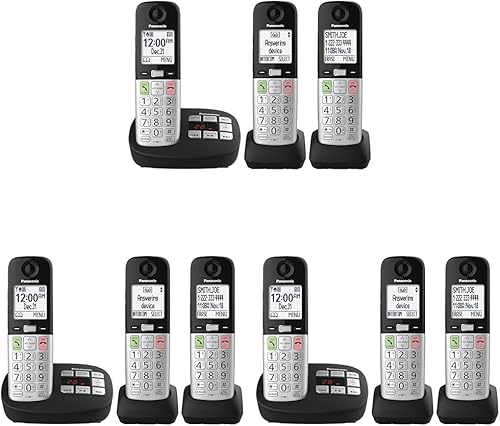 Miniatura 11 de Panasonic Teléfono Inalámbrico, Fácil de Usar con Pantalla Grande y Botones Grandes, Tecla de Favoritos Intermitente, Linterna, Bloqueo de Llamadas