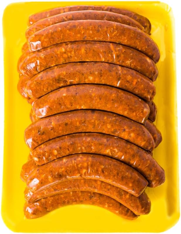 Spicy Lamb Sausages - Merguez Sausages - 100% Lamb - Pork-Free - 24 Links