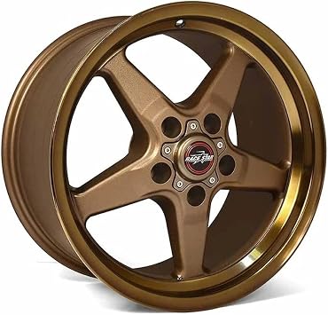 Race Star - 92 Drag Star Bracket Racer 17x9.5 5x4.75BC 6BS Bronze Wheel 92-795252BZ