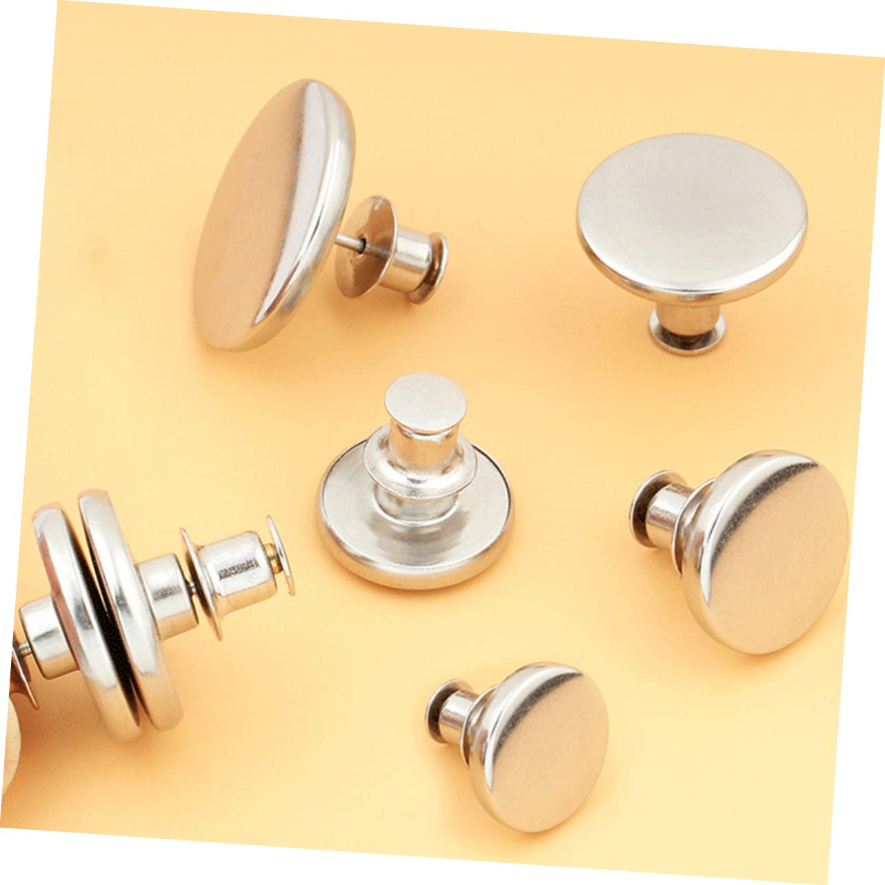 STOBAZA 25paires Boutons De Rideaux Magnétiques Décoratifs Système De Maintien Pratique sans Outils Fixation Facile Et pour Rideaux