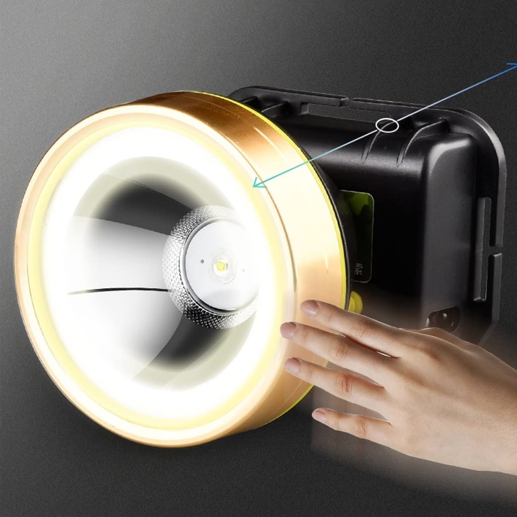 Latarka LED Ładowalna, lekka latarka czołowa Latarka ręczna Strong Light Akumulator montowany na głowie Latarka zewnętrzna Łowienie nocne Long Life Lampa górnicza LED Lampa czołowa Reflektor