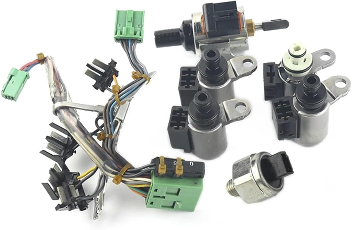 33446-JF011 JF011E RE0F10A F1CJA CVT Transmission Valve Body Solenoids Kit Compatible with Nissan Altima Sentra Compatible with Dodge with 6 Months