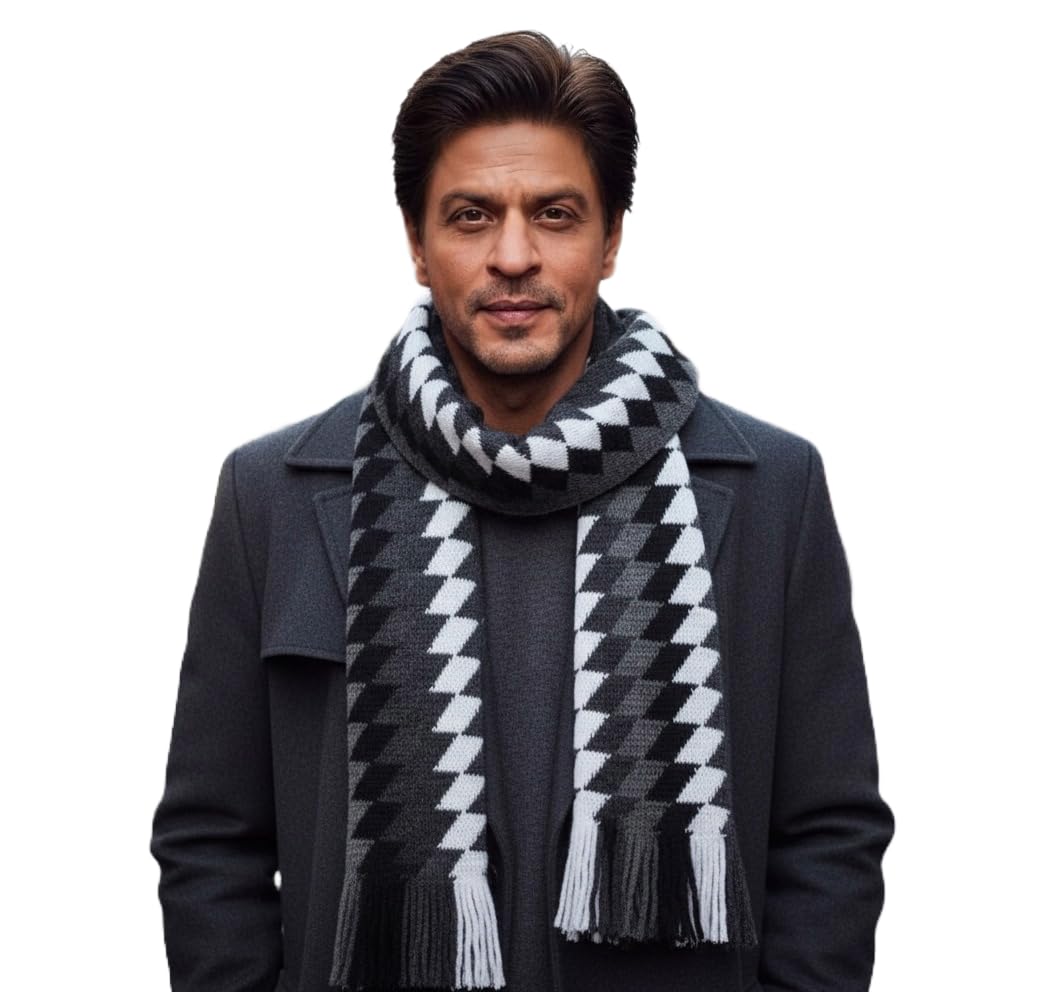 YAQR Woolen Soft MicroFibre Cashmere Knitted Soft and Warm Muffler Scarf for Men and Women Casual Stylish Winter Wear Scarf | Neck Warmer Woolen Stylish Muffler