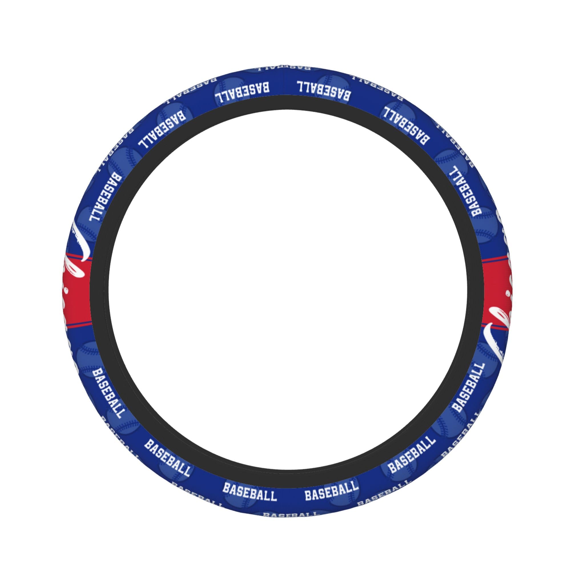 NCAA Nebraska Cornhuskers Poly-Suede Steering Wheel Cover, Black,