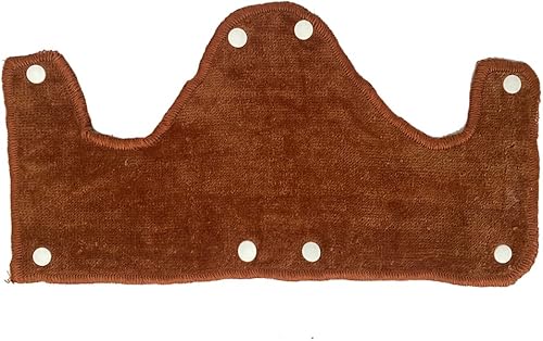 Miniatura 10 de Banda para el sudor de gran color naranja, reutilizable, lavable, forro de algodón de rizo a presión, 9 unidades por paquete