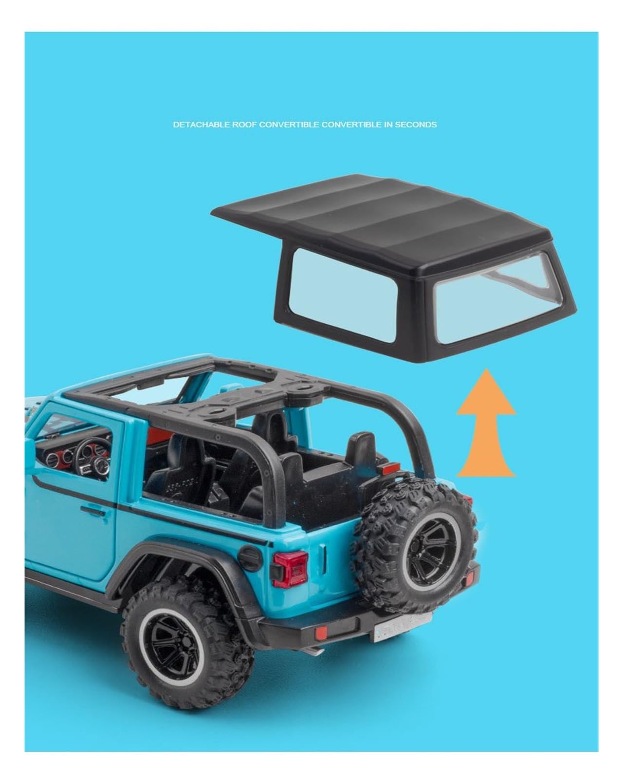 ONAIC Maßstabsmodelle Modellauto 1:32 Für Jeep Für Wrangler Für Rubicon Modellauto Aus Metallguss Sammlerstück Hobby Dekoration Sammlerauto(Grün)