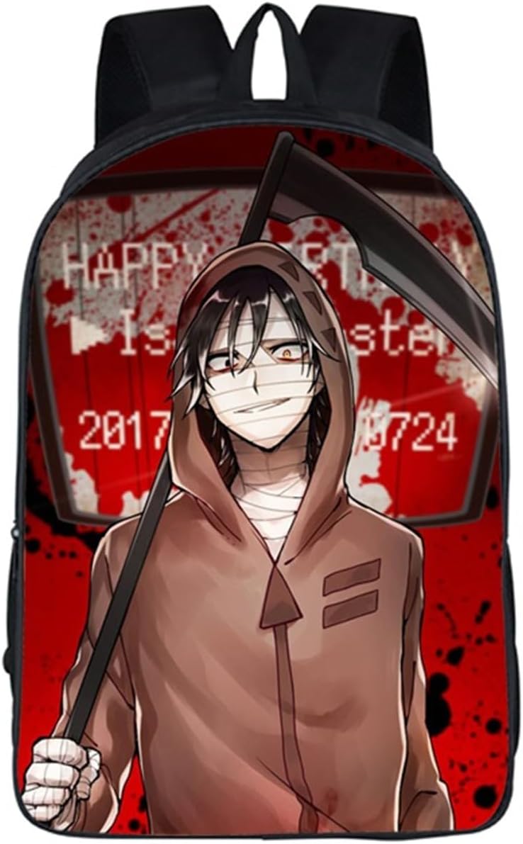 Anime Angels of Death Backpack Daypack Laptop Bag 3D Printing Student Bag School Bag 5
