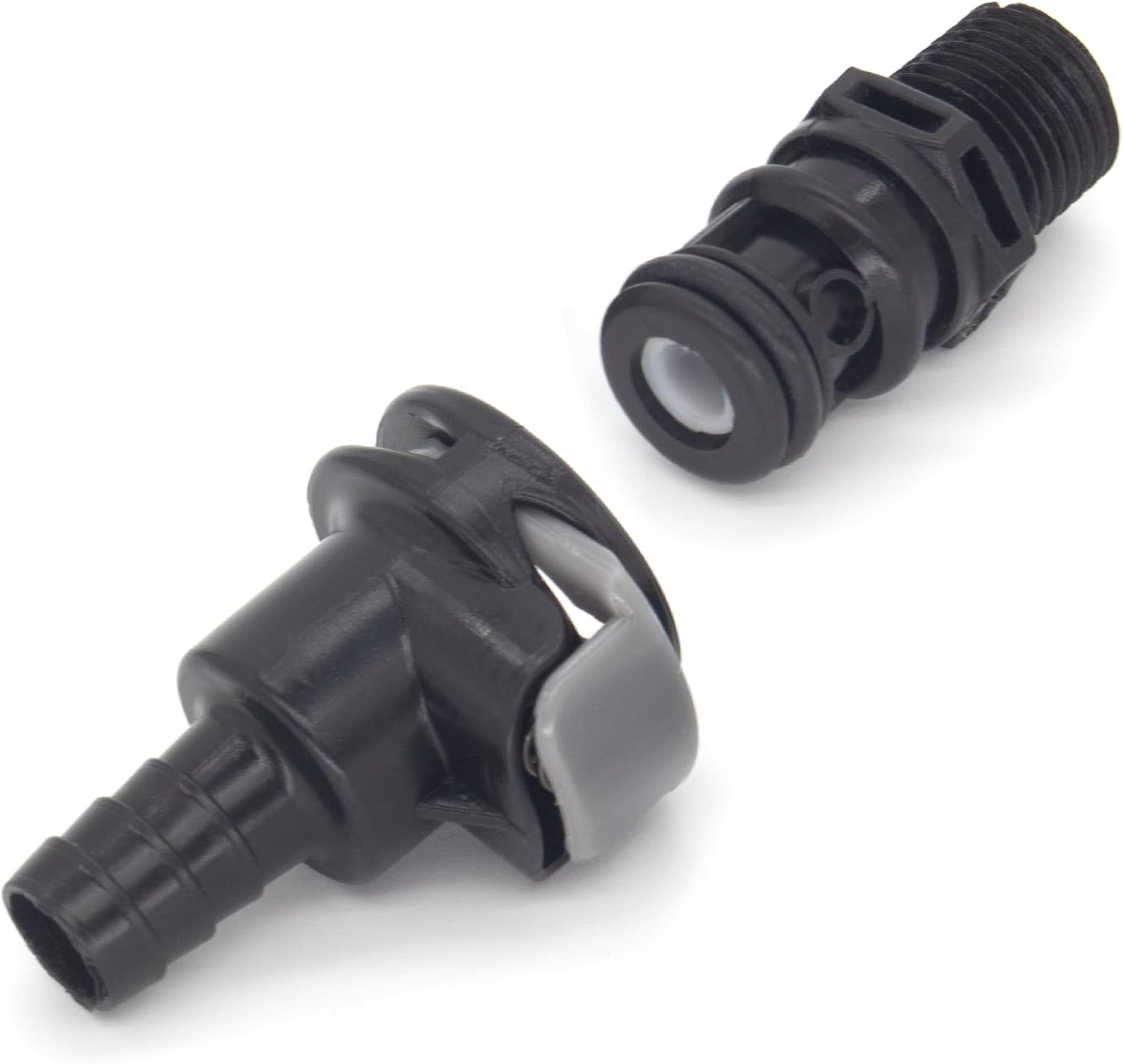 8838US6 Marine Universal Male Female Sprayless Connector for Boat Fuel Gas Tank