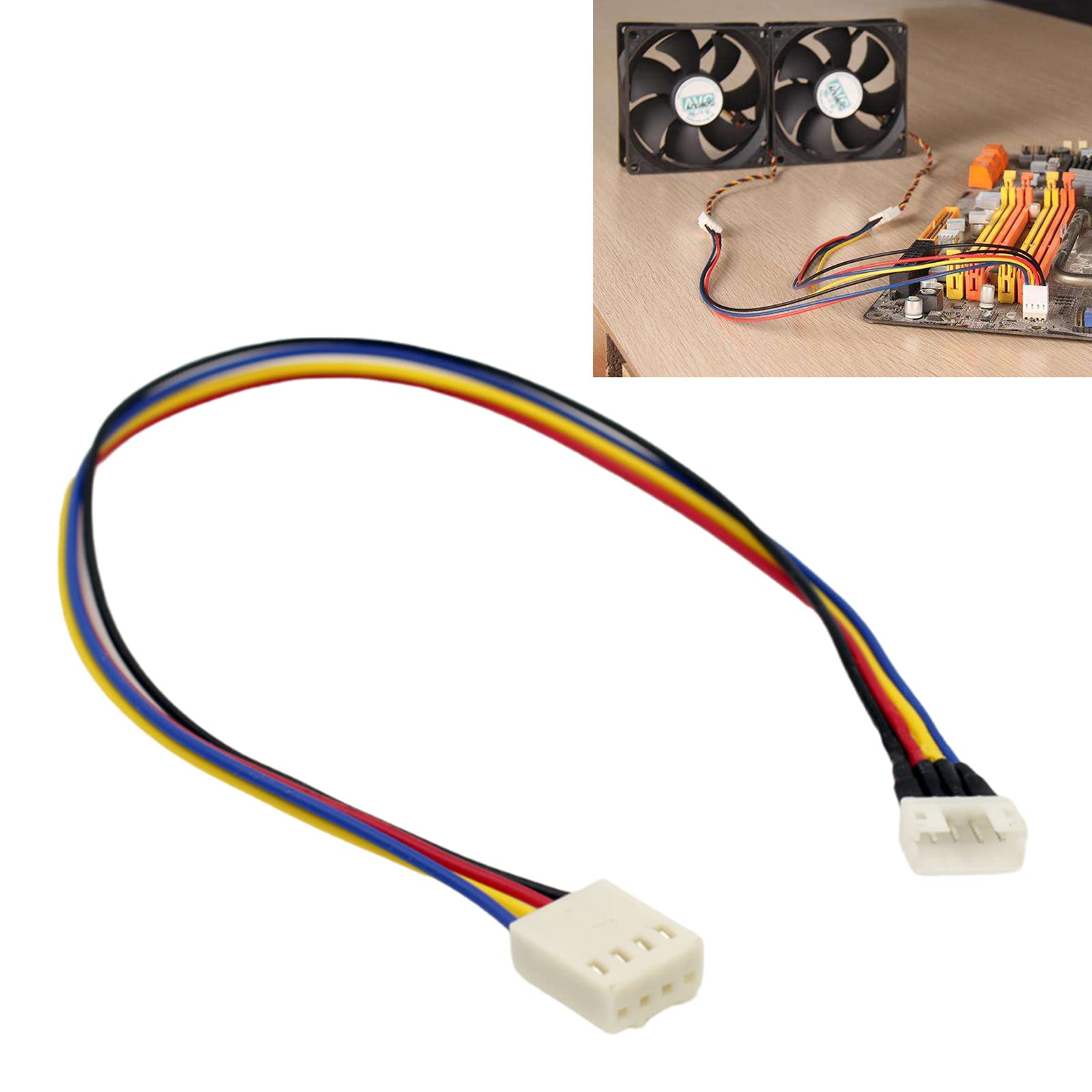 Cavo per ventola GPU PWM a 4 pin per schede grafiche, cavo di alimentazione a 4 pin con prolunga