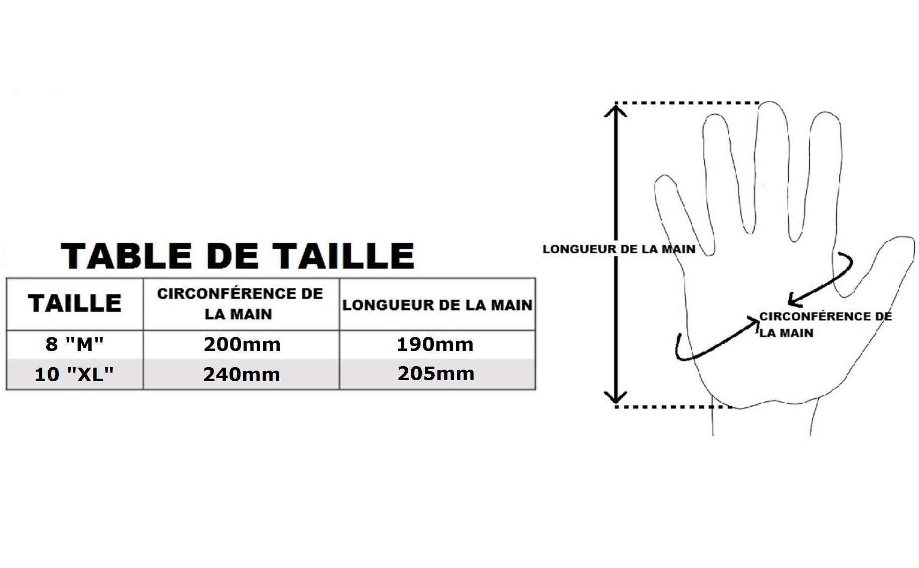 Gants de travail professionnels REFLEX HI - VIS, en cuir de chèvre très souple, FLUO, fluorescent, avec éléments réfléchissants, visibilité accrue (20 Paires, 8 "M)