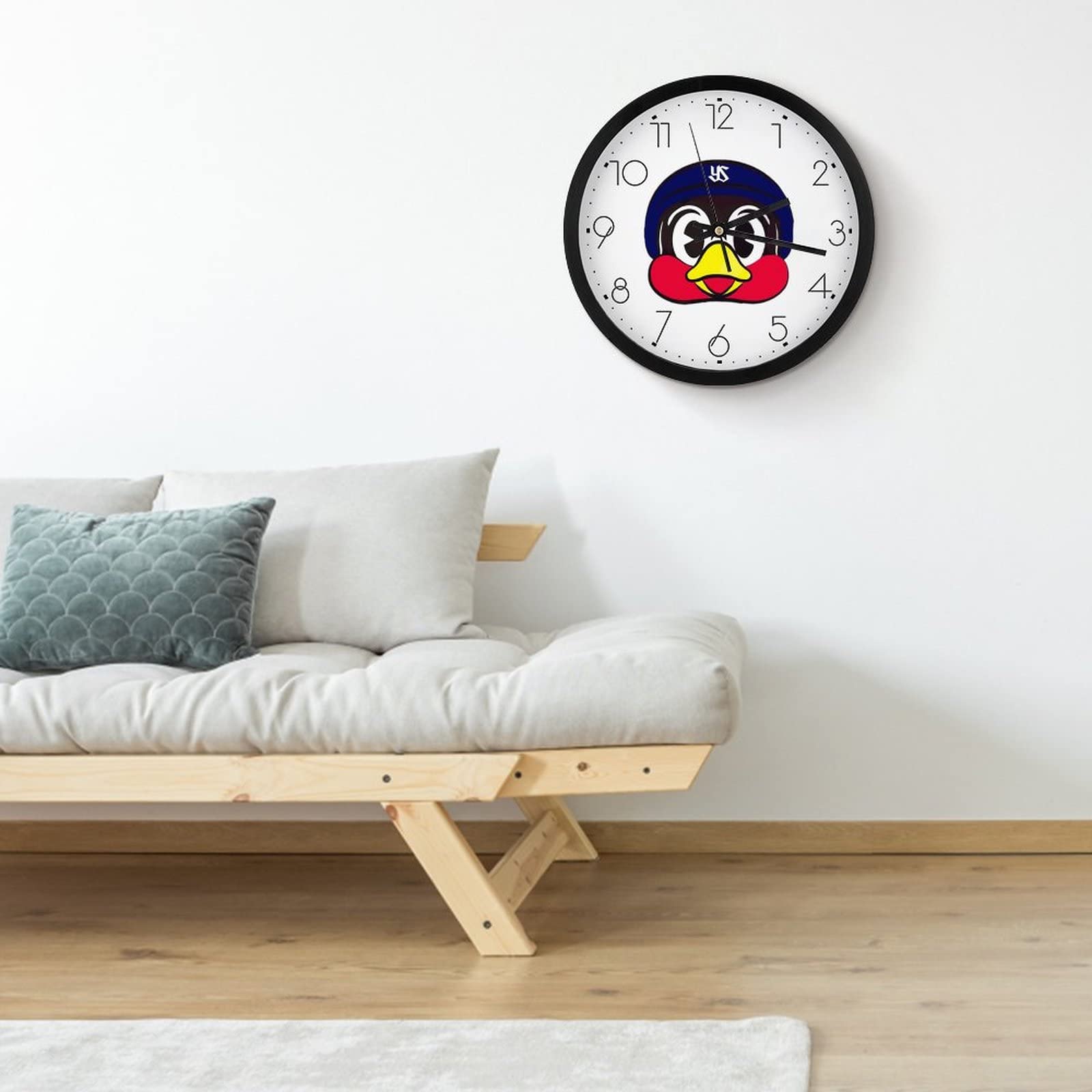 Amazon.co.jp: 東京ヤクルトスワローズ つば九郎 掛け時計 電池式 時計