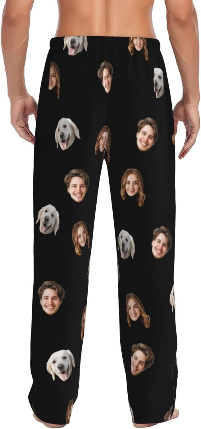 Personalized Pajama Pants For Men Women Custom Pajama Pants With Face Custom Face Pajamas Funny Customized Gifts - Image 3