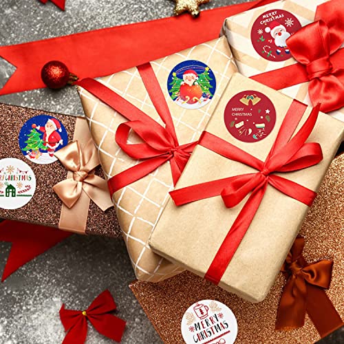 Partywind 1500 Pcs Merry Christmas Stickers, Self-Adhesive Stickers Roll For Christmas Ornaments Decorations, Christmas Labels Stickers For Gifts Envelopes Crafts Decor (3 Rolls) #TOP2