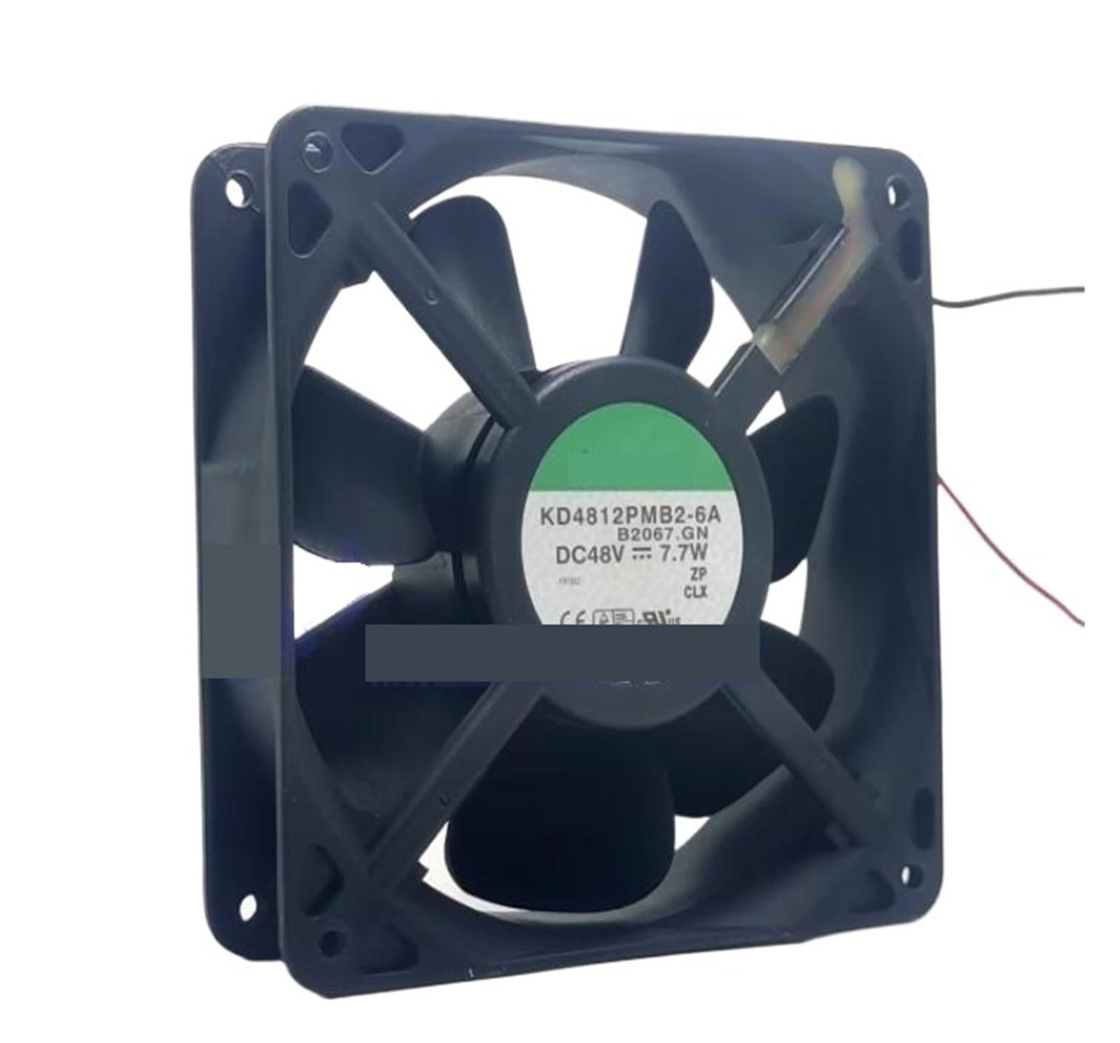 PEQYUACTE KD4812PMB2-6A DC 48V 7.7W 120x120x38mm 2-Wire Server Cooling Fan