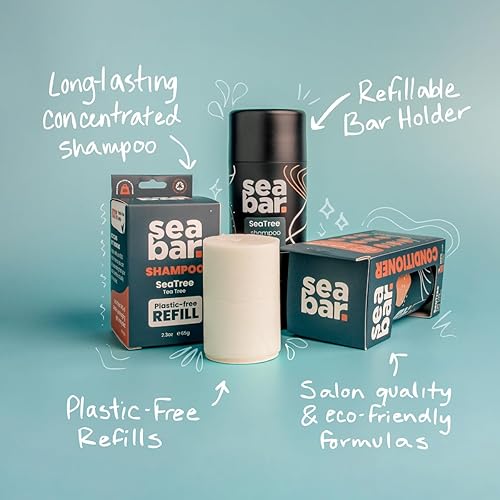 Miniatura 2 de Juego de barra de champú y acondicionador, champú para el cabello totalmente natural, vegano, sin sulfatos, ecológico, cero residuos, embalaje