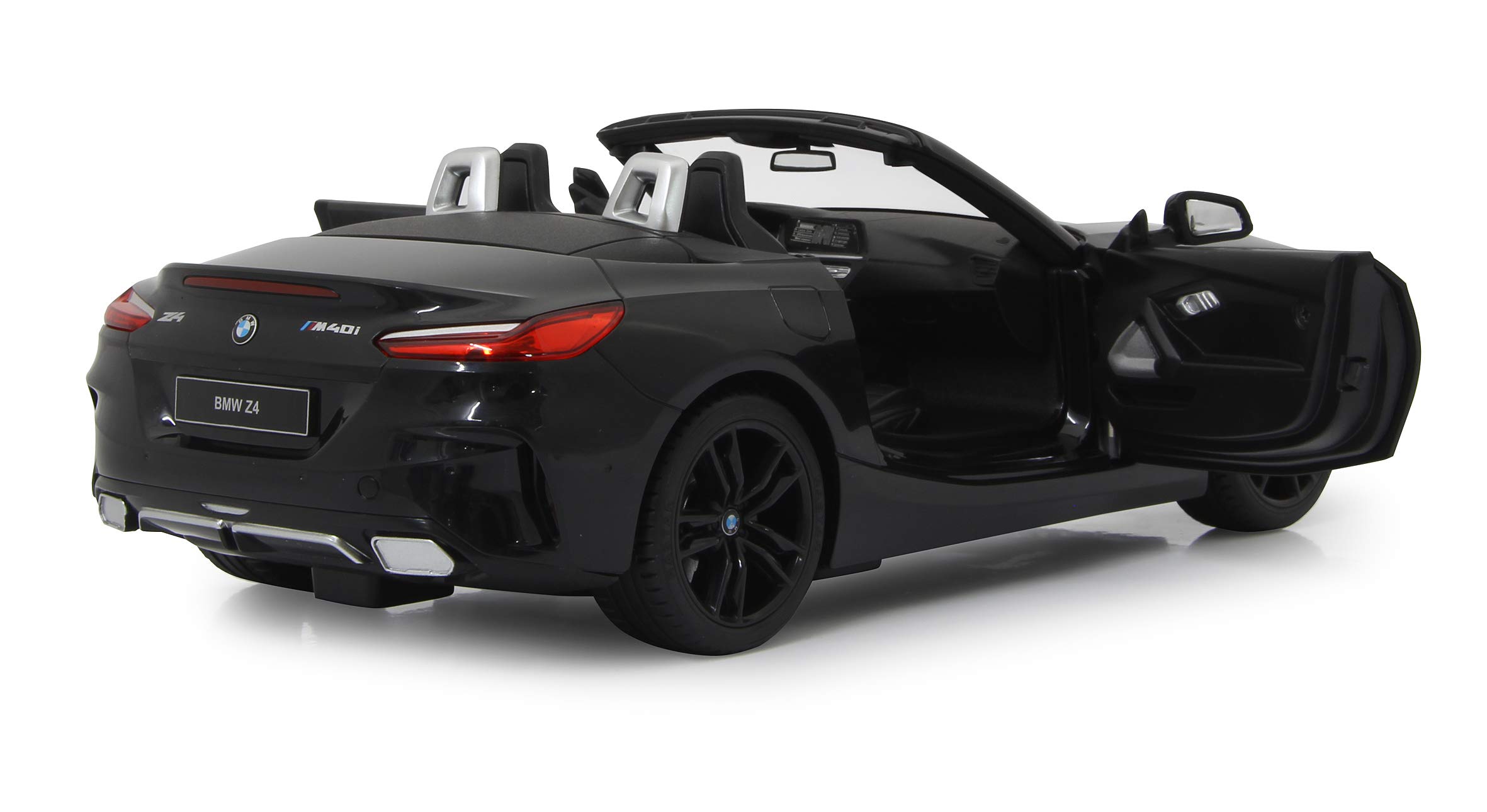 JAMARA 405173 - BMW Z4 Roadster 1:14 2,4 GHz drzwi ręczne - oficjalnie licencjonowane, do 1 godziny czasu jazdy, ok. 11 km/h, idealnie odtworzone szczegóły, szczegółowe wnętrze, światło LED