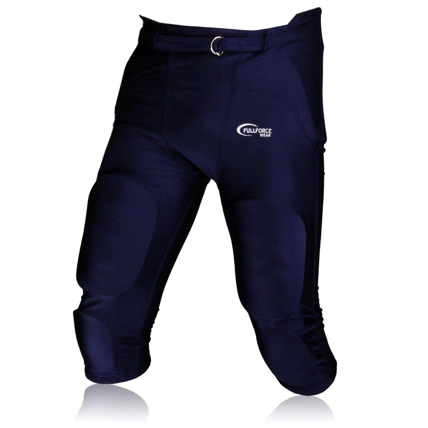 Full Force American Footballhose Crusher 7 Pocket Pad All in One Gamepant, Navy blau, Gr. S-2XL
