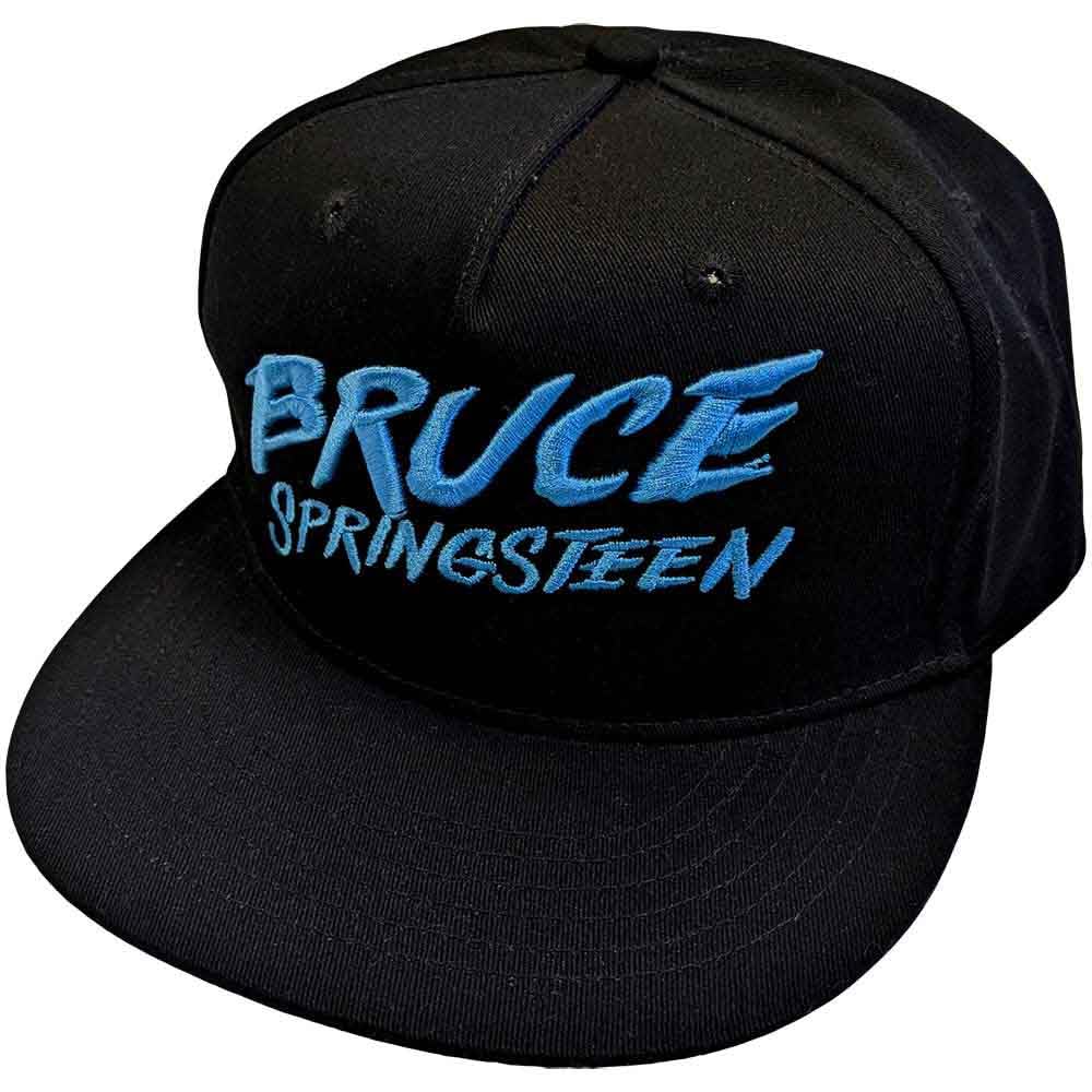 Rock Off Officially Licensed Products Bruce Springsteen Baseball Cap The River Logo Nue offiziell Schwarz Snapback One Size