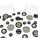 Big Dot of Happiness Roaring 20's - 1920s Art Deco Party Giant Circle Confetti - Jazz Party Decorations - Large Confetti 27 Count