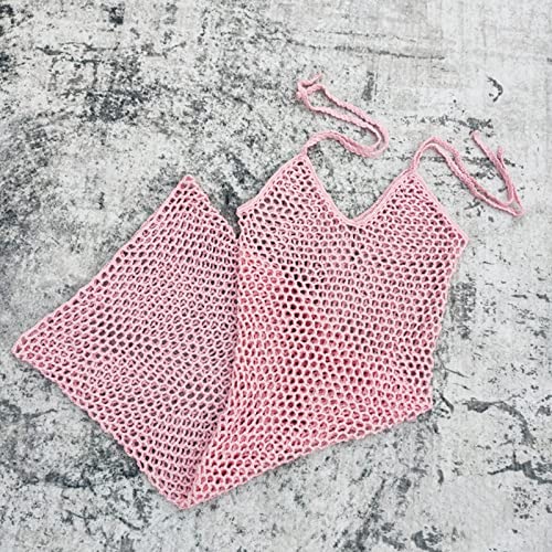 Vestido de playa de ganchillo para bikinis en vacaciones de verano 7
