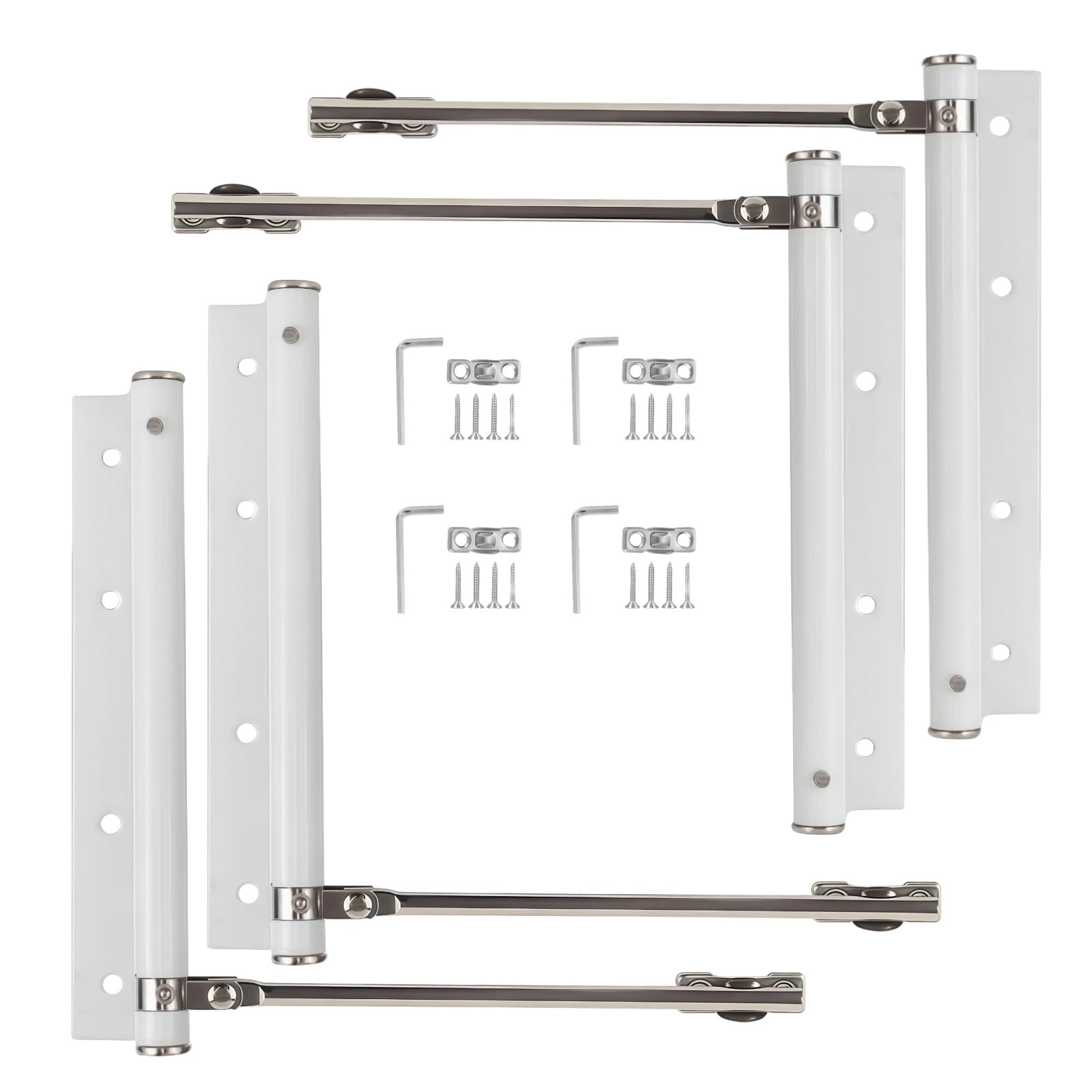 Cierrapuertas automático de fácil instalación y velocidad regulable en pack