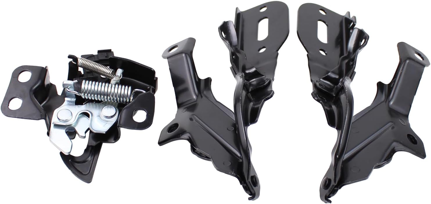 Left and Right Side Hood Hinges and Engine Hood Latch Lock for Honda Accord 2018-2022