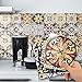 20 Pezzi Di Adesivi Decorativi Per Piastrelle Da Parete, Impermeabile Adesivi in PVC Decorazioni Piastrelle in Vinile Bagno e Cucina Stickers Design Adesivi Murali (15*15cm)