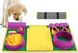 Almofadas de Farejamento para Animais de Estimação, Enriquecimento Ambiental Cães, Comedouro Lento para Cães, Brinquedo Interativo para Cães