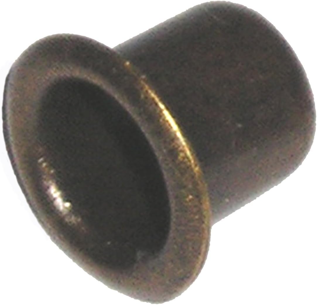 Belle and The Yank 1/4" Antique Brass Shelf Pin Grommet Sleeve Socket (100 Pack)