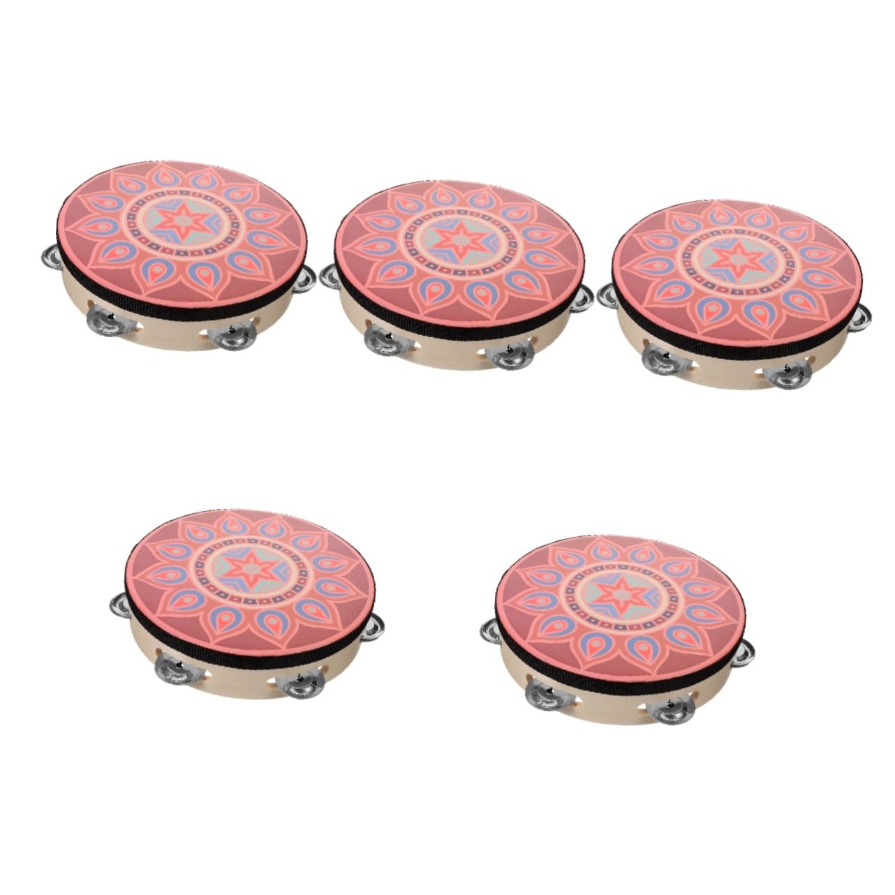 ifundom 5piezas De Mano De Madera Sonajas Instrumento Musical Para y Entretenimiento Diseño y Cómodo Para y