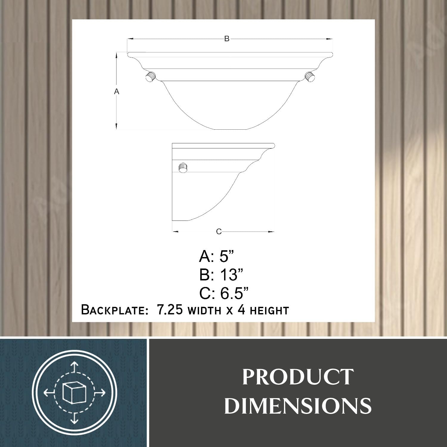 VAXCEL Babylon Brass Nickel Bronze Half Moon Wall Sconce White Glass