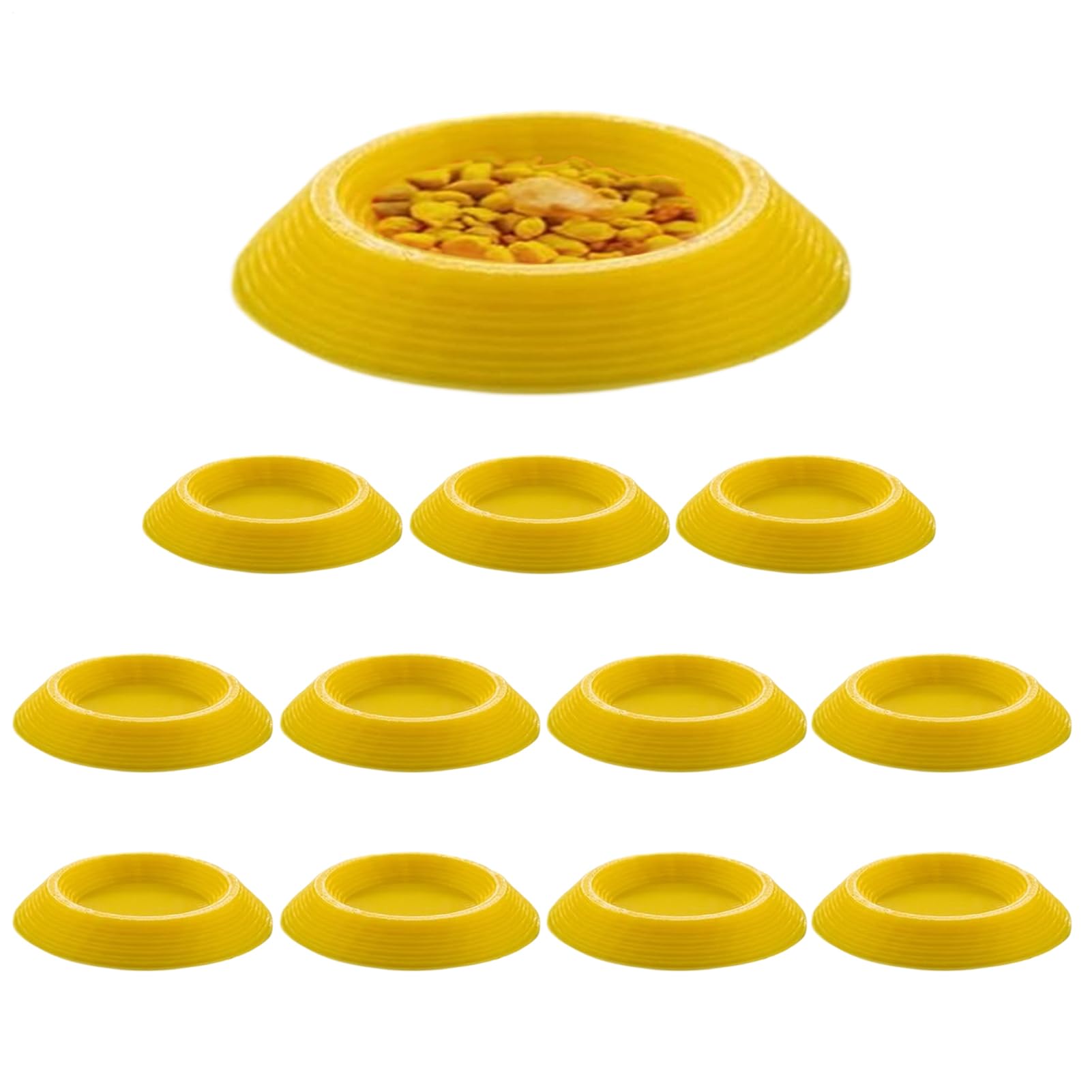 Dubia Roaches Feeder - Non-Slip Enclosures Feeding Tray,Dubia Roaches Feeding Bowl,for Millipedes Dwarf Invertebrates Tiny Pet Animals — image 1