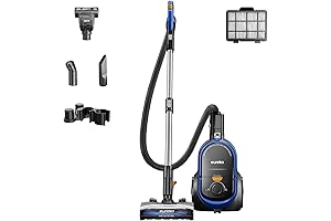 Eureka Bagless Canister Vacuum Cleaner for Home Pet Owners