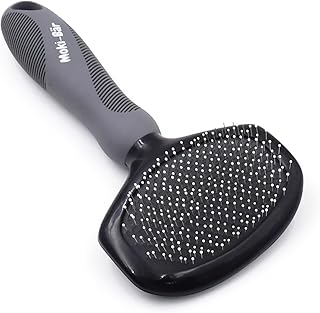 Moki Bär Softbürste Hundebürste Pudel mit Schutznoppen für besonders empfindliche Tiere I Ideal für Nicht haarende Hunde I Small product image
