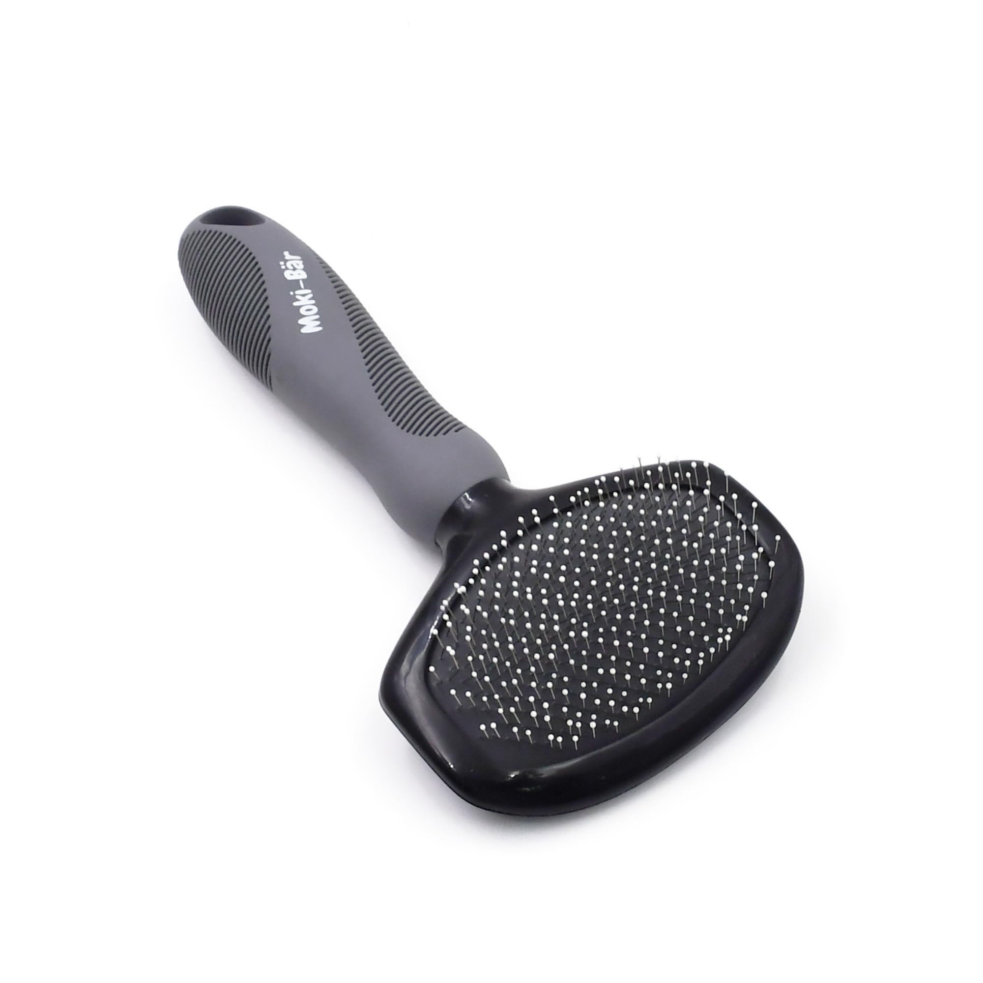 Moki Bär Soft Poodle Dog Brush with Extra Sensitive Animal Protection Tips, Ideal for Dogs that Do Not Shed, Small