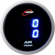MOTOR METER RACING 52mm 2-1/16" Digital Dual Air Temperature Gauge F