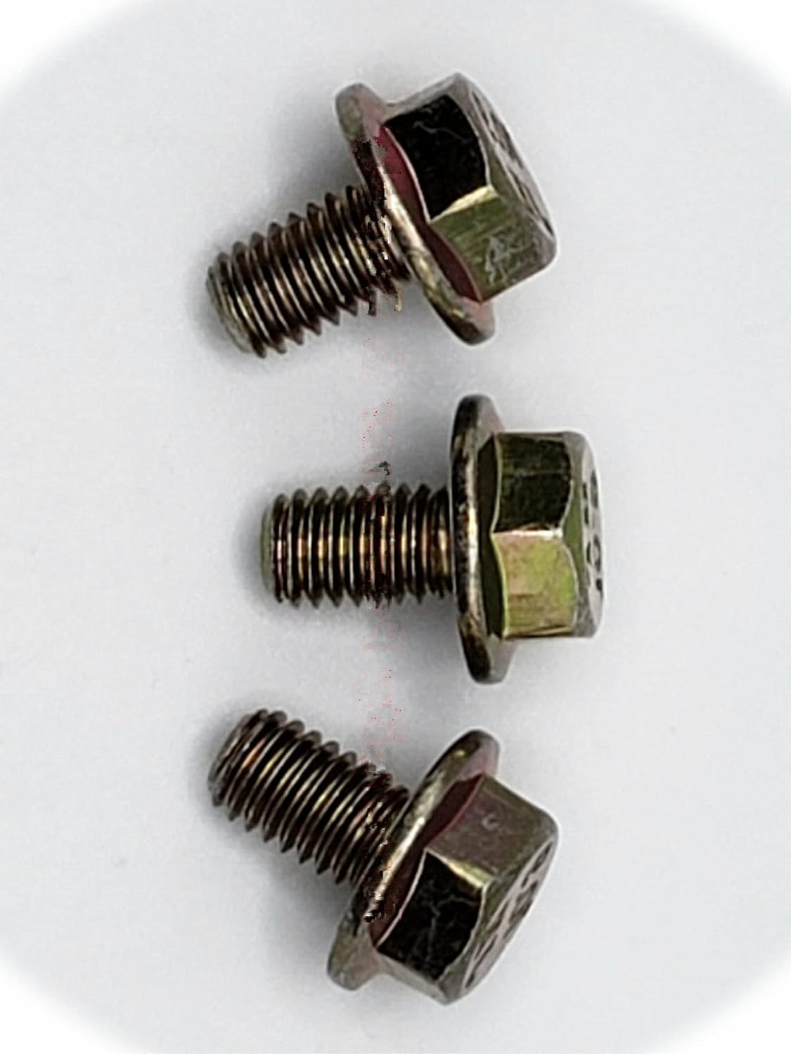 (Qty 50pcs) M6-1.0x10mm Hex Head Flange Bolt/Screws 10.9 M6x1.0x10 M6x10mm ZY Hardware Fastener Kit Set RV5531S