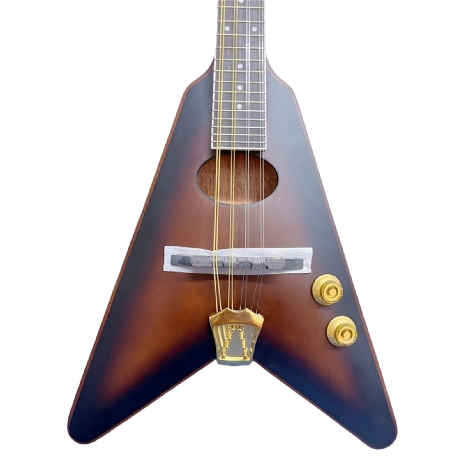Mandoline Adulte Boîte Électrique À Fourche Unique Mandoline Performance Sur Scène Personnalisée Et Créative(2)