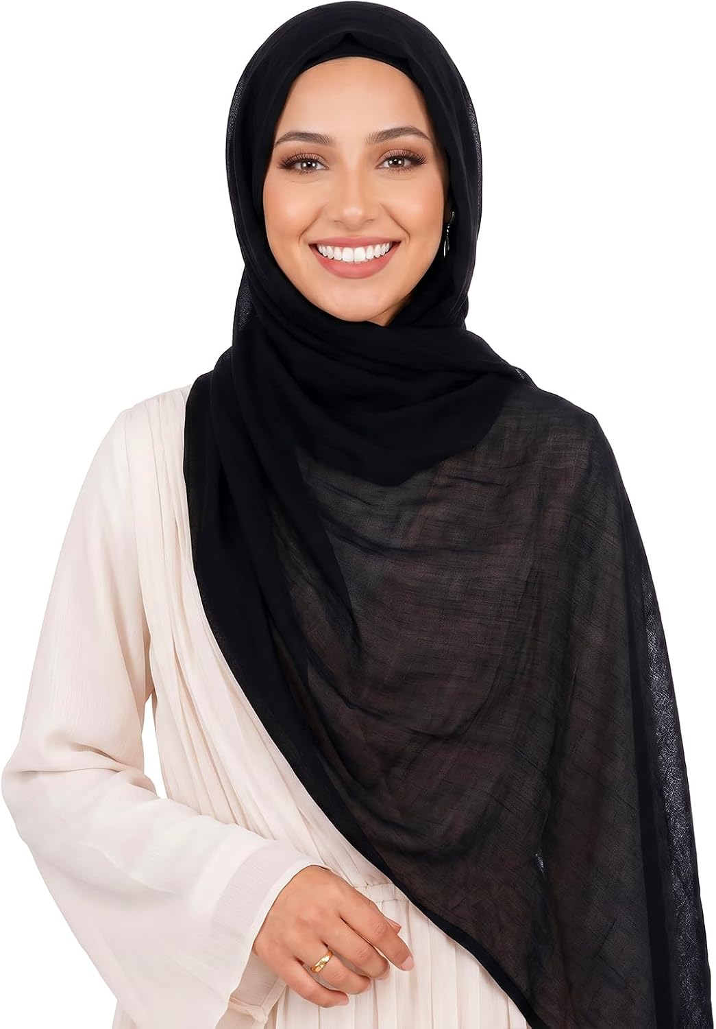 Hijab Scarf for Women Soft Cotton Muslim Hijab Undercap Head Wrap Scarves Long Scarf Shawls